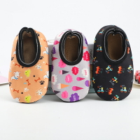 兒童防滑地板襪秋冬季加絨加厚寶寶早教襪套嬰兒學步成人室內鞋襪