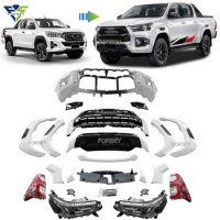 Front Face Upgrade G-R hilux body kit For Toyota Hilux 2016-2019 Accessories Revo To Rocco 2022