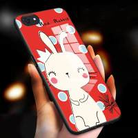 เคสสำหรับ VIVO Y71 Y71i เคสกันกระแทกช้าง กระจกนิรภัยเคลือบเงา ฝาหลัง
