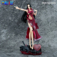 Anime Figure 30cm One Piece Boa Hancock Sexy Girl Pvc Statue Action Figurine With Led Light Undressable Hentai Model Toy Gift