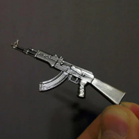 Men's Counter Strike AK47 Gun Keychain Men Trinket Awp Rifle Sniper CS GO Saber Key Chain On Bag Car Jewelry Souvenirs Gift