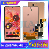 Original AMOLED LCD For Google Pixel 6 Pixel 6A Display Screen Touch Panel Digitizer For Google Pixel 6 Pro 6Pro LCD Display