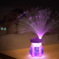 新款空氣加溼器燈桌面創意led無線充電觸摸氛圍客廳臥室香薰檯燈