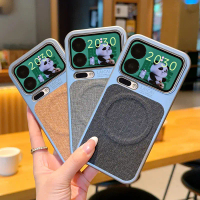 Phone Case for Xiaomi 17 Luxury Magnetic Cloth Texture Xiaomi 17 Pro Protective Cover New Leather Te