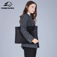 Kingsons Shopping Handbag Large Decor Women Bag Black Nylon Luxury Women Bags Business Female Trend Shoulder Bag Lady Handbags