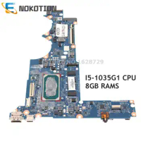 L68367-001 L68367-601 DAG7DCMB8D0 For HP 13-AN Series TPN-Q214 Laptop Motherboard I5-1035G1 CPU+8GB RAM
