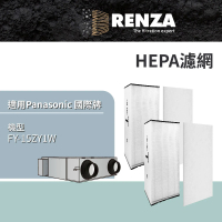 【RENZA】適用 Panasonic 國際牌 FY-15ZY1W 30坪 全熱交換器(HEPA濾網 濾芯 濾心)