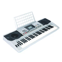 Multi-function piano keyboard 61 key electronic organ musical keyboard instrument with USB MIDI portable