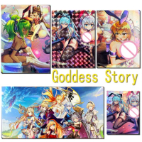 New Goddess Story Symphony of Dragons and Maidens Anime Characters Three Spell Cards Collection Children's Toys Birthday Gifts