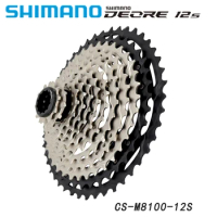 SHIMANO DEORE XT CS M8100 Cassette Sprocke M8100 Freewheel Cogs Mountain Bike MTB 12-Speed 10-51T M8100 Cassette Flywheel