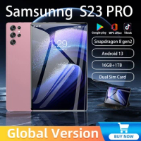Tablet PC S23 pro, versión Global, 2024 Original, Snapdragon 8 gen2, Android 13, Tarjeta SIM Dual, RAM 16GB+ROM 1TB, 5G