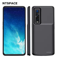 For OPPO Find X2 Pro Battery Cases 6800mAh Portable Charger Power Bank Extrenal Battery Cover for OPPO Find X2 Charging Case