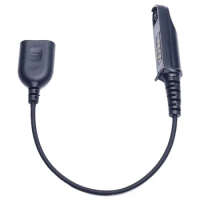 Adapter Cable For Baofeng UV-9R Plus UV-XR Waterproof To 2 Pin Suitable For UV-5R UV-82 UV-S9 Walkie Talkie Headset