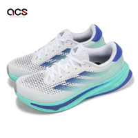 adidas 慢跑鞋 Supernova Rise M 男鞋 白 水藍 透氣 輕量 運動鞋 愛迪達 ID3599