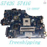 LA-5893P For Acer 5742G 5741G Laptop Motherboard DDR3 Mainboard 100% Tested Fully Work