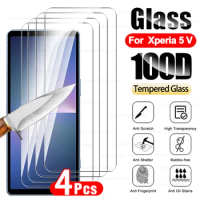 4pcs Screen Protector For Sony Xperia 5 V 6.1 inches Full Coverage Tempered Glass For Sony Xperia 5 V xperia 5 V Protective film