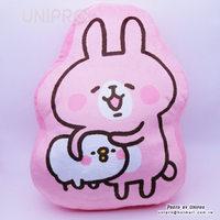【UNIPRO】Kanahei 卡娜赫拉的小動物 兔兔抱P助 小雞 2D抱枕 靠枕 禮物 三貝多正版