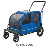Carriage 大型犬 高級寵物手推車 藍色 (50kg)