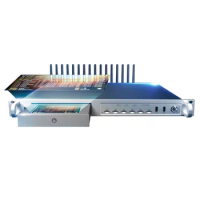 4G/5G Bonding Rack Router with LTE CAT Support and 1000Mbps Maximum Lan Data Rate Features USB WAN Ports Wi-Fi Frequency 2.4G