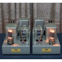 12AX7 parallel tube + 300B transformer to drive 845 amplifier, 28W per channel, frequency response 20HZ-20KHZ -1DB