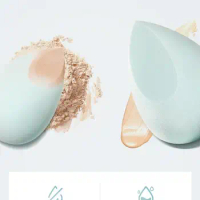 TIMAGE Makeup Sponge Puff Soft Does Not Absorb Powder Three-Sided Design Makeup Tool Dry Use Or Wet Use Face Cosmetic