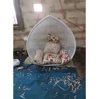 ZS - Ayunan Gantung Rotan Sintetis Besi Kuat 150kg Ayunan saja