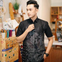 My Aksa Batik Pria Kemeja Pendek Philip Pia