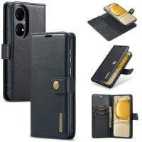DG.Ming For HUAWEI P30 P40 P50 Pro Double-Folding Wallet Case Detachable Leather Magnetic Flip Cover for Mate 40 30 20 Pro/Nova