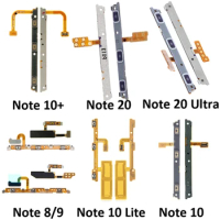 Power Volume Flex Cable For Samsung Galaxy Note 8 9 10 Lite Plus 10+ 20 Ultra Original Phone New On Off Key Internal Parts