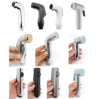 7types self clean Handheld Bathroom Bidet Shower Head Toilet Sprayer Faucet Spray Gun ABS water hose tube for wash toilet seat