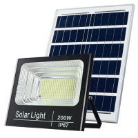 【威富登】200W 太陽能戶外燈 感應燈 投射燈 太陽能燈 太陽能探照燈 太陽能照明燈(太陽能戶外燈)