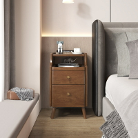 床頭櫃小型現代極簡約臥室床邊櫃窄 簡易床頭櫃實木收納櫃子