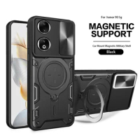 Armor Magnetic Case For OPPO Realme C67 C51 4G 11 11X Narzo60X 5G RENO 11 PRO 11 5G A79 5G A38 4G Ring Holder Lens Protect Cover