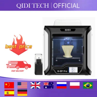 QIDI TECH X-CF Pro 3D Printer Carbon Fiber Printing Upgrade XYZ Structure Enclosure 20 Point Auto Level 300*250*300 Large Size