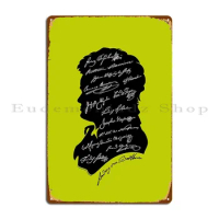 Ludwig Van Beethoven Friends And Associated Characters Mind Cloud No 20 Edition Metal Plaque Poster Printing Wall Plaque