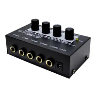 Portable Mixer Low Noise Sound Board Console Small Audio Mixer for Mobile Phone Recording Studio Stage CD Player Live and Studio