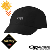 Outdoor Research Seattle Rain Cap GORE-TEX透氣防水透氣棒球帽 UPF 50+.鴨舌帽.跑步帽_黑