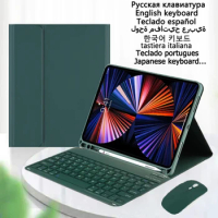 Funda for Samsung Galaxy Tab A9 Plus Keyboard Case 11 inch 2023 Korean Spanish English Keyboard for Galaxy Tab A9+ A9 Plus Case