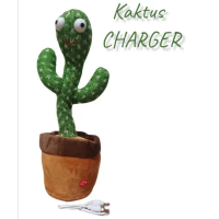 Boneka Kaktus Goyang Lampu Dan Bicara / Boneka Kaktus Joget / Kaktus Goyang Lampunya Toys Best Selle