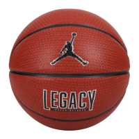 【NIKE 耐吉】JORDAN LEGACY 2.0 8P 7號籃球-室內外 深橘棕黑銀(J100825385507)