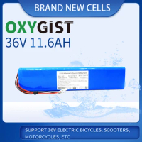 OXYGIST 11.6Ah 36V 10S4P High power rechargeable lithium-ion battery pack for FIIDO ebike bicycle scooter motor with 25A BMS