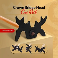 Crown Bridge Head Billiard - Cue Rest Billiards - Kepala Tanduk Cagak - Penyangga Stick Billiard