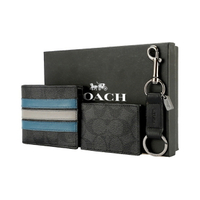 COACH 3 IN1Wallet Logo紋帆布三合一錢包 37944/41346/59112(預購)｜國際精品 618優惠三重送★限時下殺$2618up★領券現折$1618★再享9%回饋!!