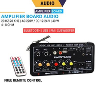 Power Amplifier Mini Subwoofer Speaker 8-12 Inci Speaker AC 220V DC 12V 24V Board Audio Bluetooth US
