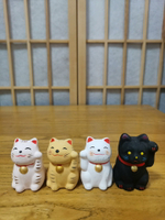 日本招財貓 擺飾 四小只很可愛