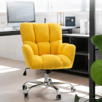 Modern Computer Gaming Chair Home Furniture Sedentary Comfortable Office Game Chairs Lifting Fabric Backrest Swivel Chair