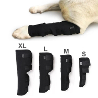 {DLGIFJIE} Dog Support Leg Brace, Pet Elbow Knee Pad Supportive Wrist Guard for Sprain