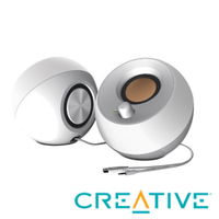 CREATIVE Pebble USB 2.0 桌上型喇叭(白)