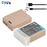 New Upgrade LP-E10 LPE10 LP E10 Battery With USB-C Charging Port for Canon EOS 1100D 1200D 4000D Kiss X50 X70 Rebel T3 T5 T6