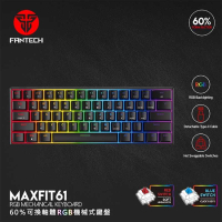 強強滾生活 FANTECH MK857 60%可換軸體RGB機械式鍵盤(MAXFIT61) 機械軸體 有線鍵盤